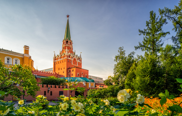 Башни кремлевской стены. Троицкая башня
