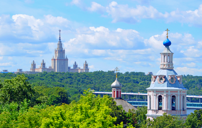 Москва. Смотровая площадка РАН