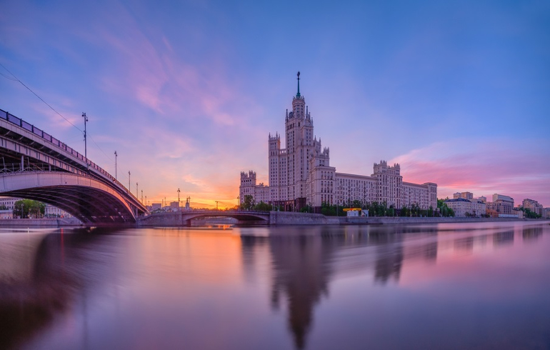 Где встретить рассвет в Москве?