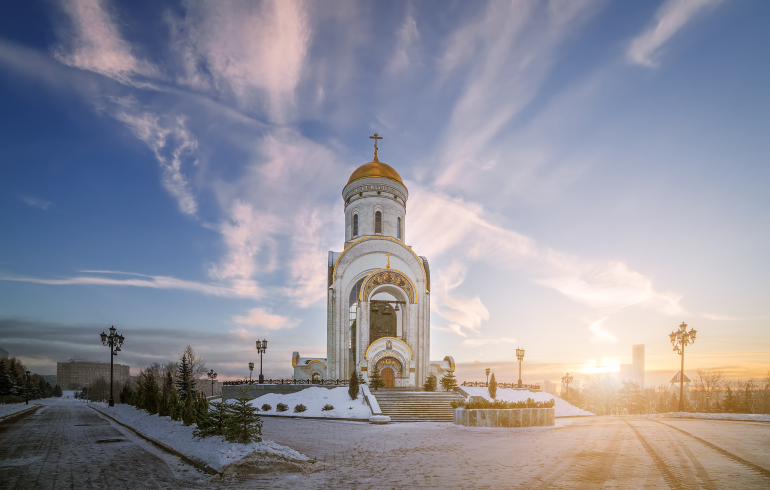Где встретить рассвет в Москве? – Парк Победы на Поклонной горе