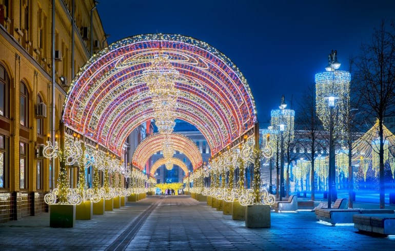 Новогодняя Москва: Новая площадь