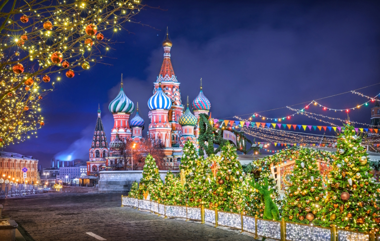 Новогодняя Москва: Красная площадь