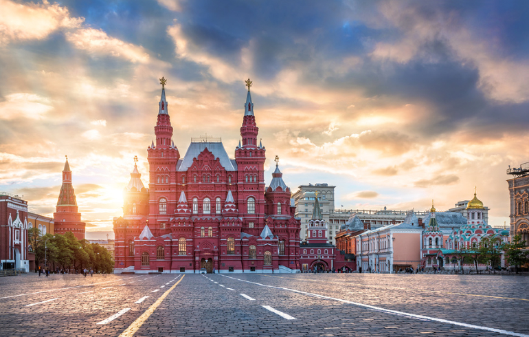 Государственный исторический музей на Красной площади в Москве