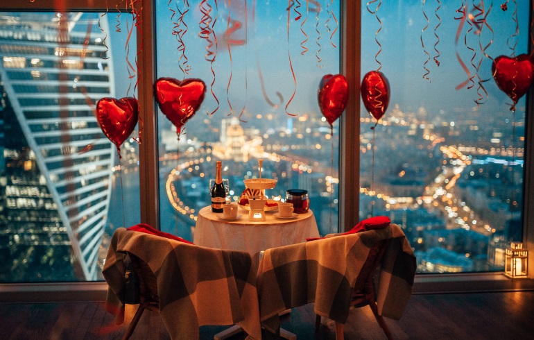Romantic Room на 67-м этаже «МОСКВА-СИТИ»