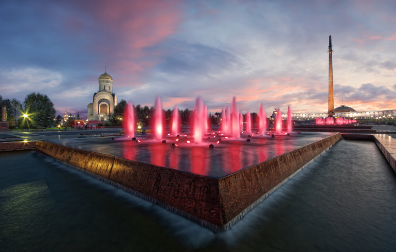 Парк Победы на Поклонной горе в Москве