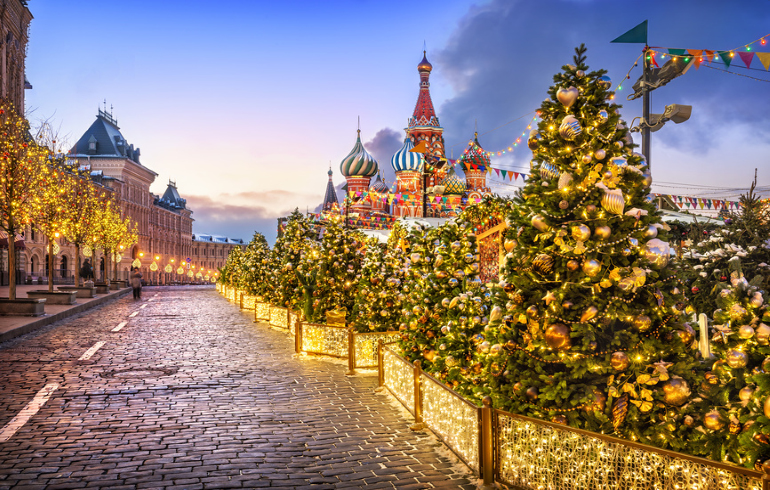 Новый год в Москве: куда сходить и что посмотреть. Автобусная экскурсия по новогодней столице