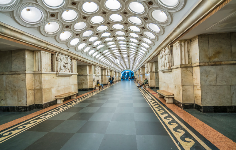 Самые красивые станции московского метро: станция «Электрозаводская»