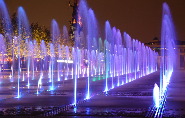 Сухие фонтаны в Москве и Подмосковье