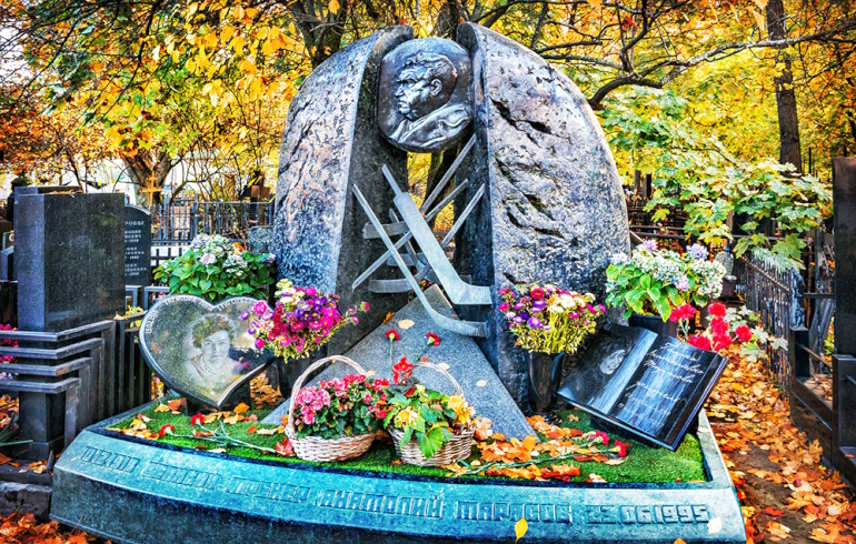Ваганьковское кладбище. Могила Анатолия Владимировича Тарасова