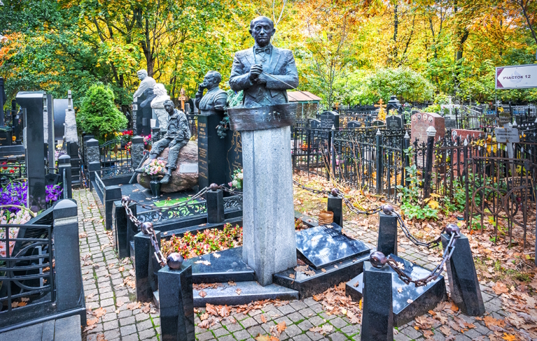 Ваганьковское кладбище. Могила Калинина Николая Николаевича