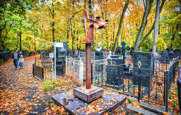 Ваганьковское кладбище. Могила Даниэля Юдовича Митлянского