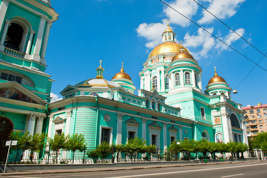 Москва. Богоявленский кафедральный собор в Елохове
