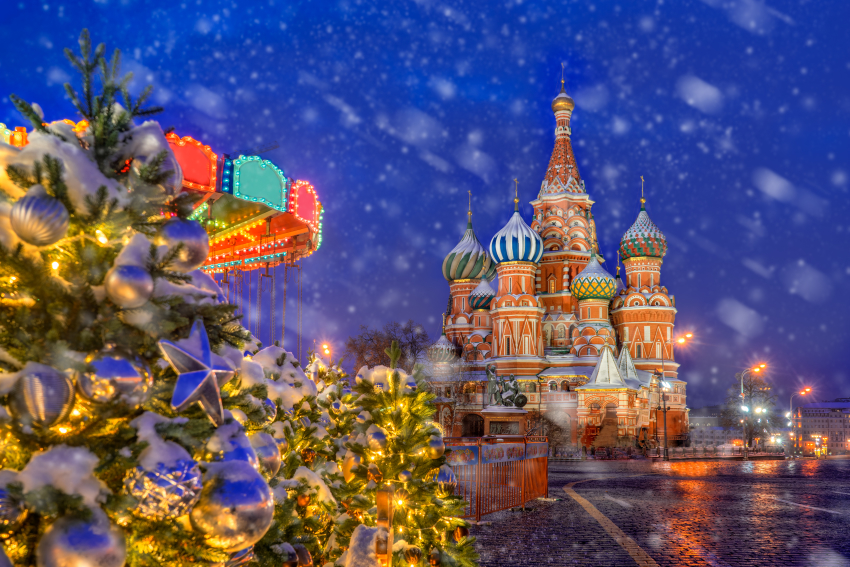 Новогодние чудеса в Москве (для детей 6–12 лет)
