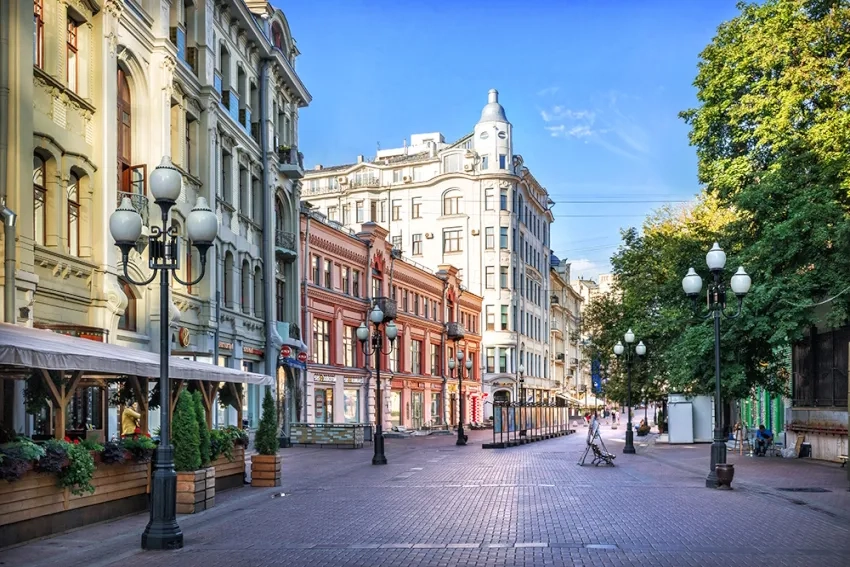 Старый Арбат в Москве
