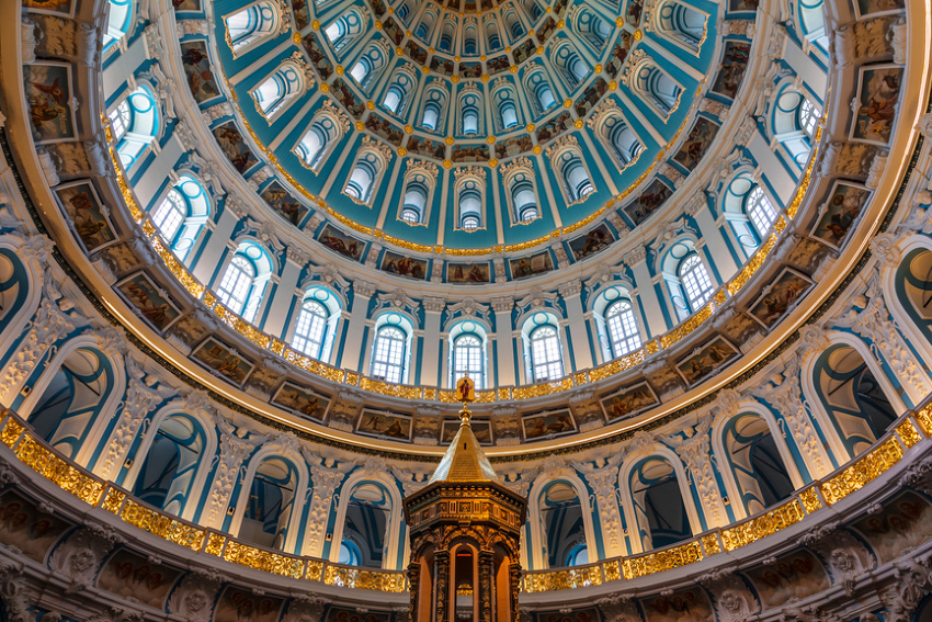 Купол собора Воскресенского Ново–Иерусалимского ставропигиального мужского монастыря